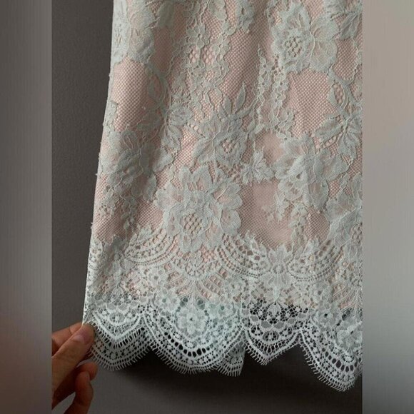 Victoria’s Secret Mini Dress Regencycore Lace Tunic Pastel Night Out - Picture 4 of 14